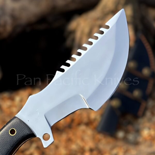 Rustic fixed blade knife for outdoor enthusiasts
