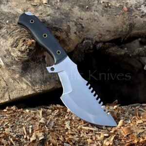 Custom-made tracker knife for camping and hunting