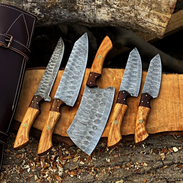 Damascus Steel Chef Set